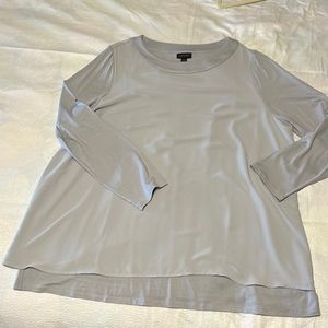Pale grey j Jill top,with slight lavender/blue undertones.  XL
